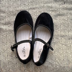 Velvet Mary Janes